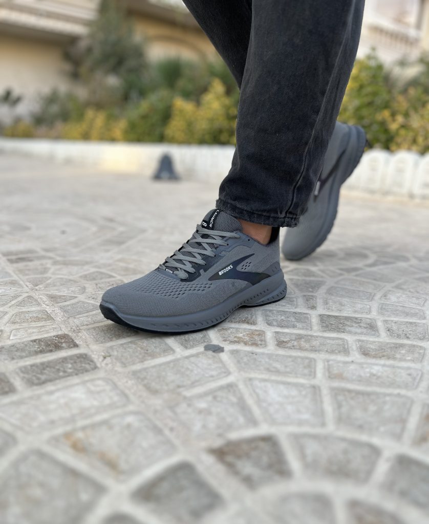 کتونی بروکس لانچ 8 طوسی مردونه