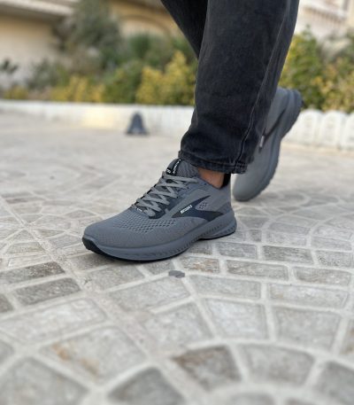 کتونی بروکس لانچ 8 طوسی مردونه